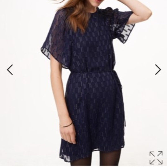 LOFT Navy Dress - Picture 1 of 5